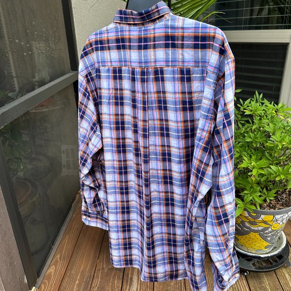 SCOTT BARBER Plaid Business Casual Shirt - XXL - Picture 4 of 6